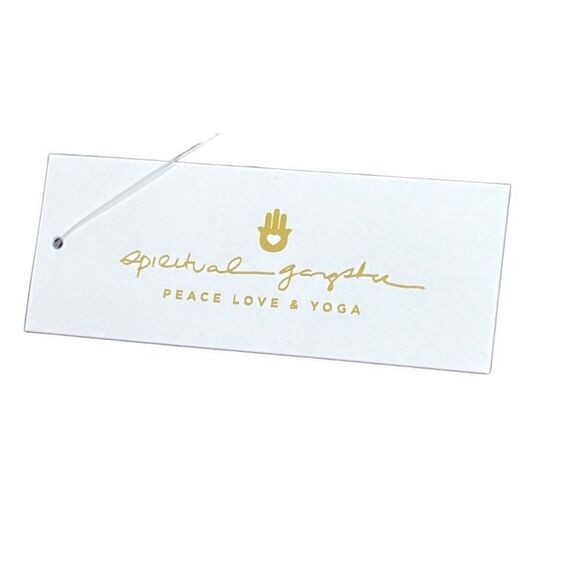 Spiritual Gangster NWT purple Izzy gratitude graphic cropped sweatshirt size XL - Picture 10 of 15